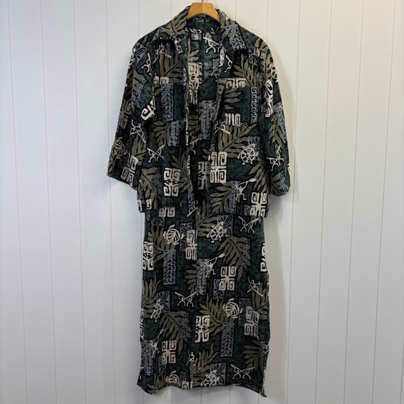 Handmade Dresses & Skirts - Handmade Women Tropical Island Maxi Dress Jacket Set Size L Resort Cruise Travel